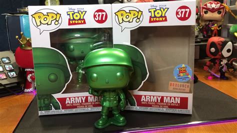 Unboxing Box Lunch Exclusive Metallic Army Man 